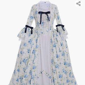 VICTORIAN GOTHIC COSTUME DRESS WOMEN'S XL